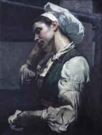 [Jonge vrouw in Italiaanse klederdracht]