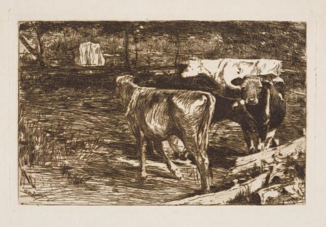 [In de melkbocht (1888)]