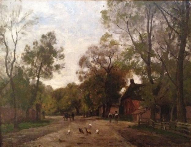 [Bosweg met boerderij]
