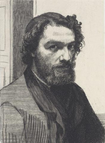 [Portret van Alphonse Legros (1837-1911)]