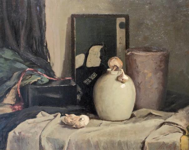 Schilderkunst Stilleven met kruiken