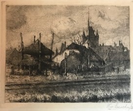 [Abstederdijk met uitzicht op Hieronymushuis, Utrecht]