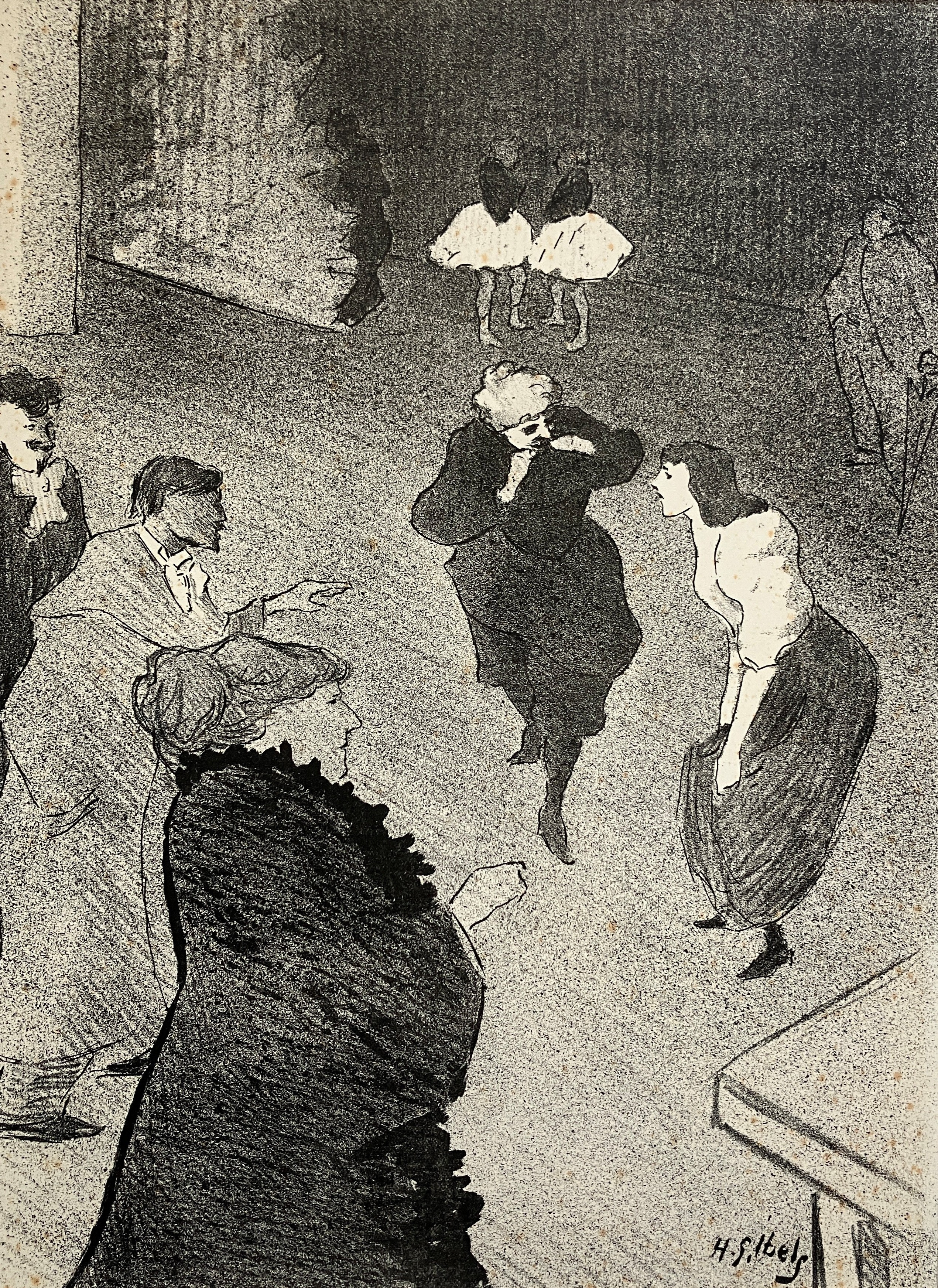 Grafiek Répétition aux Folies-Bergère