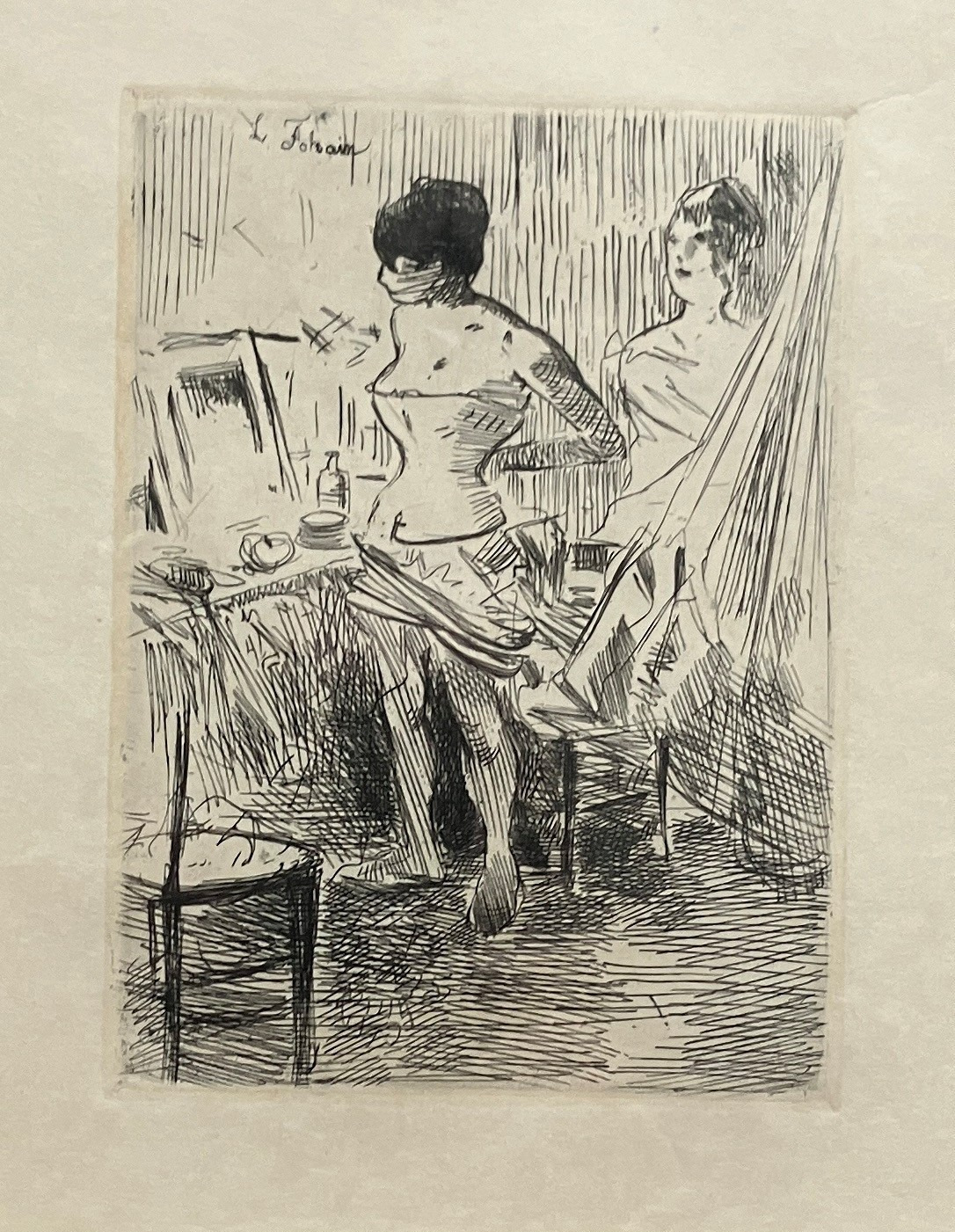 Grafiek Danseuses dans leur loge