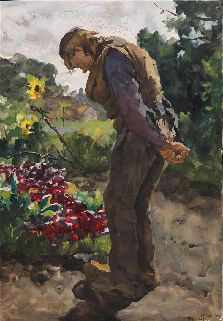 Schilderkunst Bloemen bewonderen