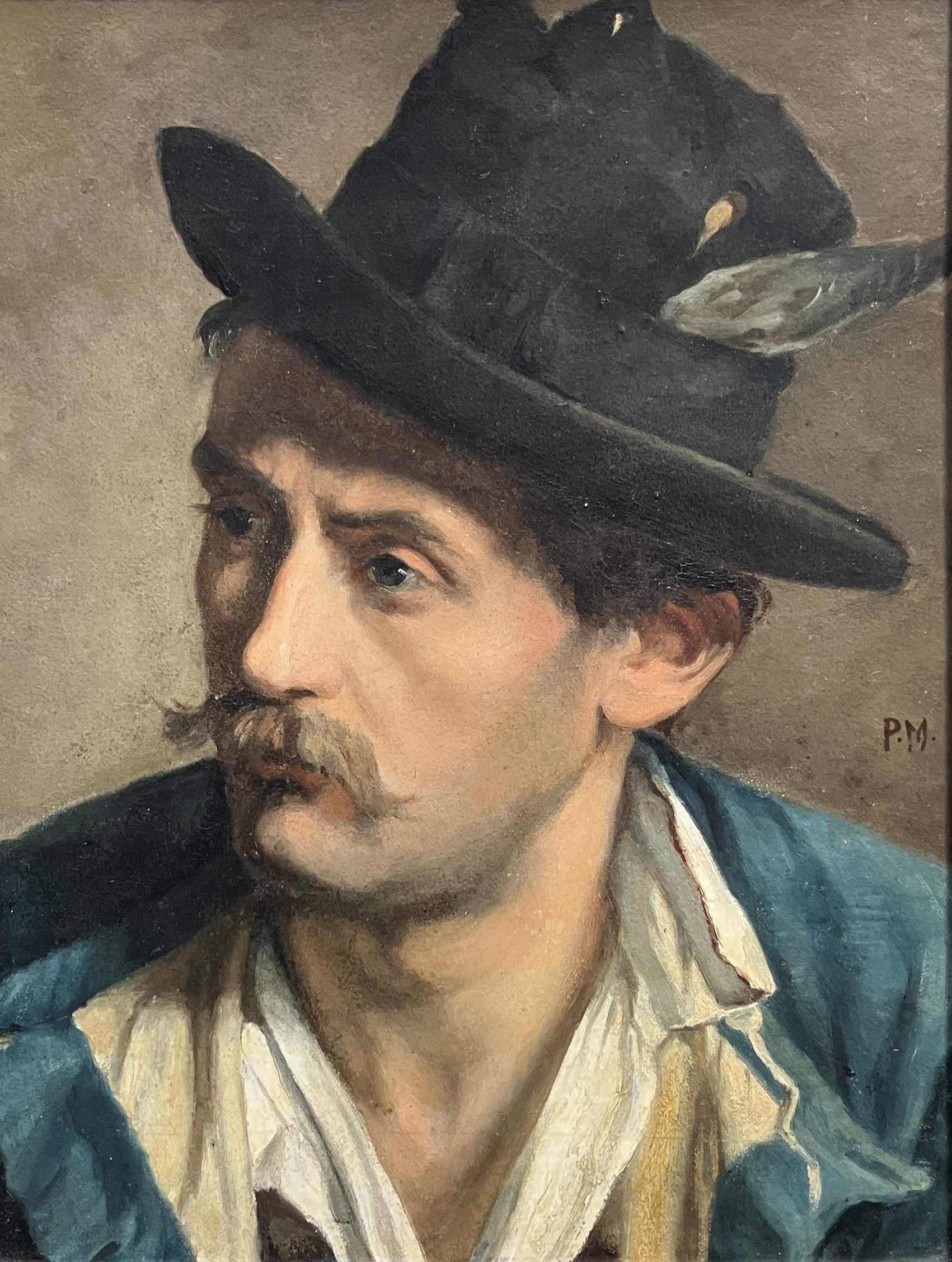 Schilderkunst Zelfportret met hoed