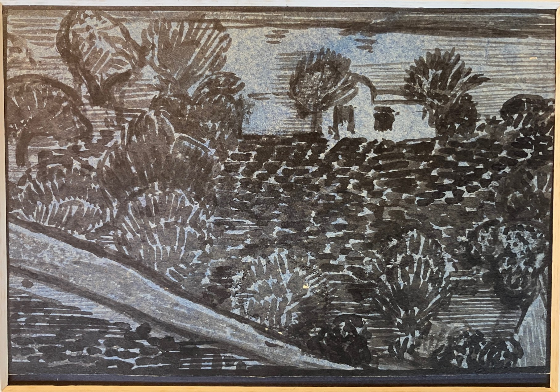Tekeningen Landschap in Palestina