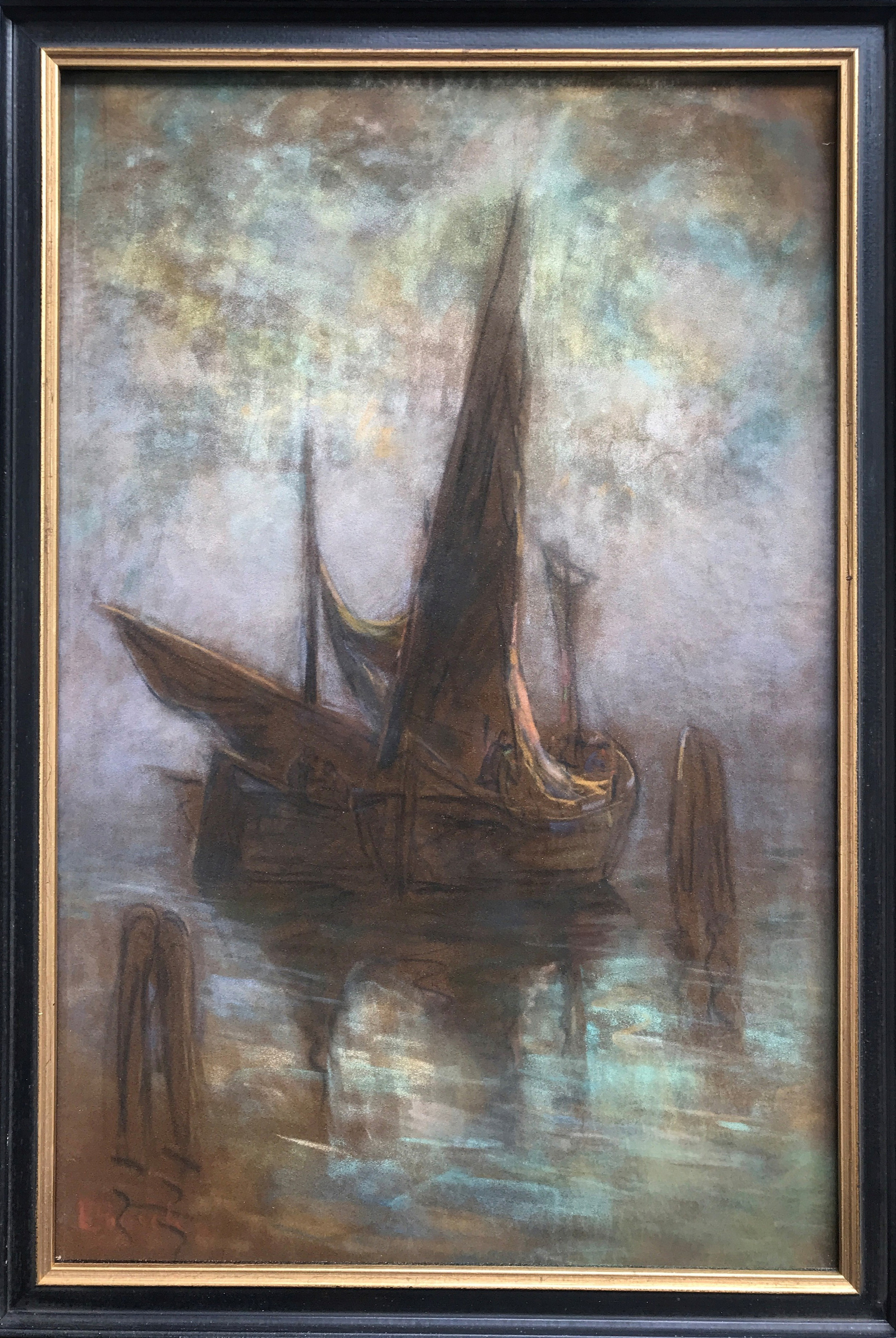 Zeilschip in de baai van Venetië 2